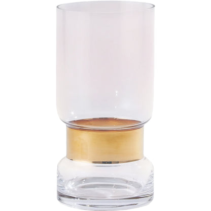 Belted Hurricane by Global Views. Made from glass in a modern style.