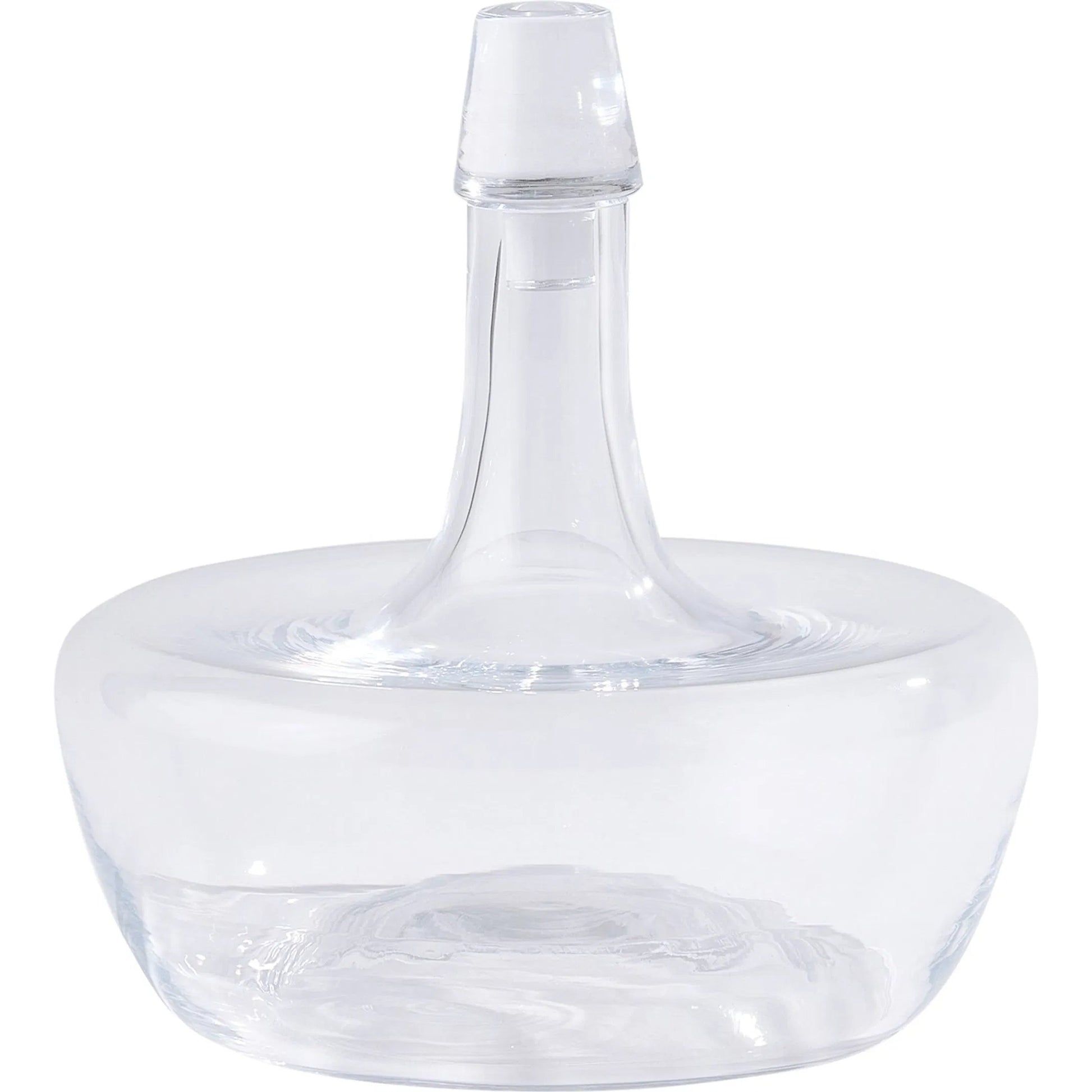 Ripple Decanter by Global Views in clear and clear. Made from unique in a transitional style.
