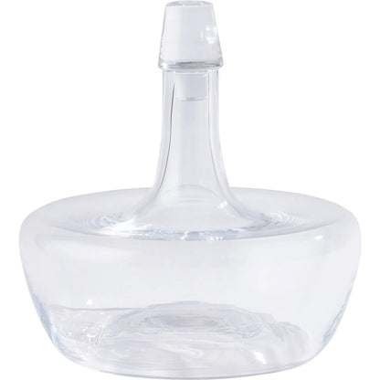 Ripple Decanter by Global Views in clear and clear. Made from unique in a transitional style.