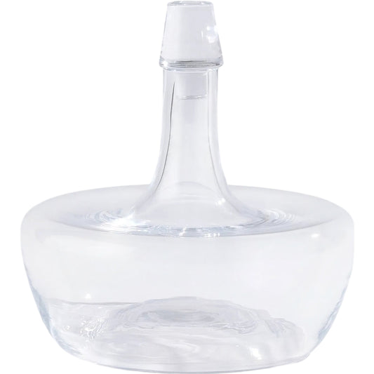 Ripple Decanter by Global Views in clear and clear. Made from unique in a unique style.