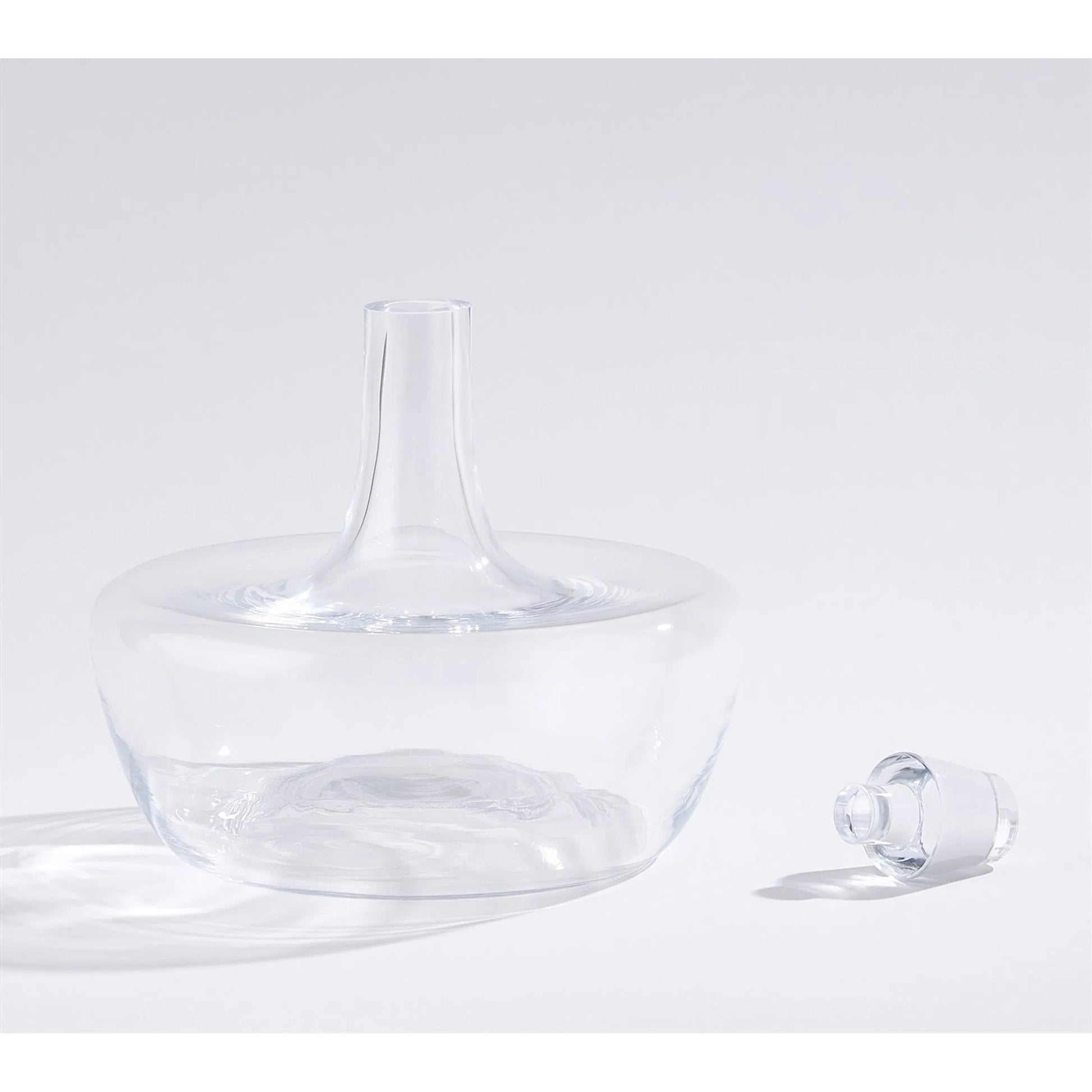 Ripple Decanter by Global Views in clear and clear. Made from unique in a transitional style.