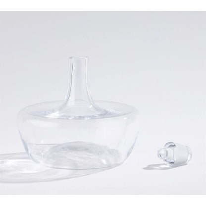 Ripple Decanter by Global Views in clear and clear. Made from unique in a transitional style.