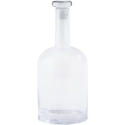 Necked Seeded Decanter by Global Views in natural. Made from glass in a transitional style.