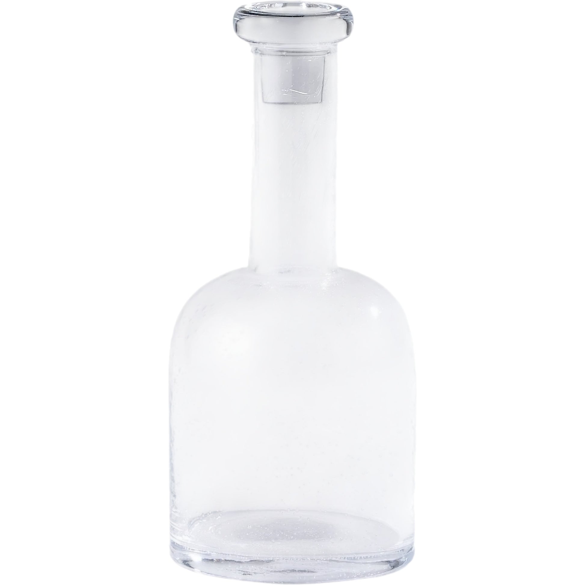 Necked Seeded Decanter by Global Views in natural. Made from glass in a transitional style.