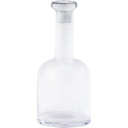 Necked Seeded Decanter by Global Views in natural. Made from glass in a transitional style.