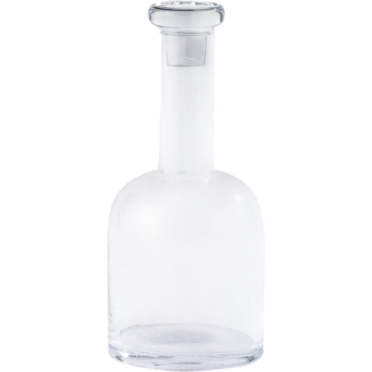 Necked Seeded Decanter by Global Views in natural. Made from glass in a unique style.