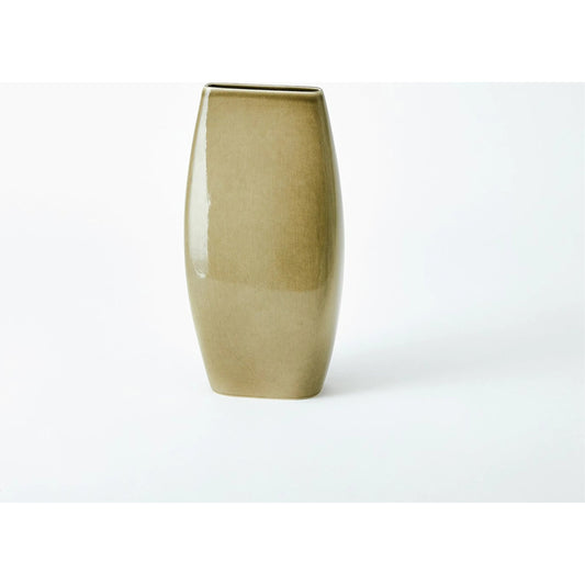 Cicada Vase by Global Views in moss. Made from unique in a modern style.
