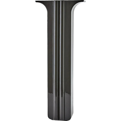Flying Column Black Vase by Global Views in black and black gloss. Made from unique in a modern style.