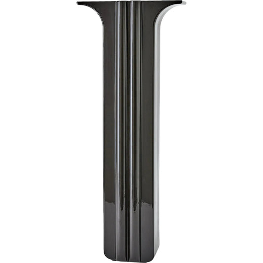Flying Column Black Vase by Global Views in black and black gloss. Made from unique in a modern style.