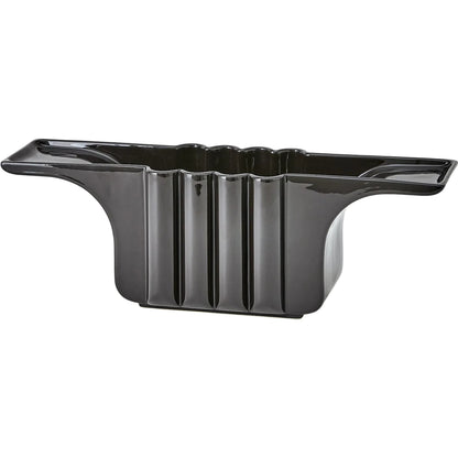 Flying Column Black Vase by Global Views in black and black gloss. Made from unique in a modern style.