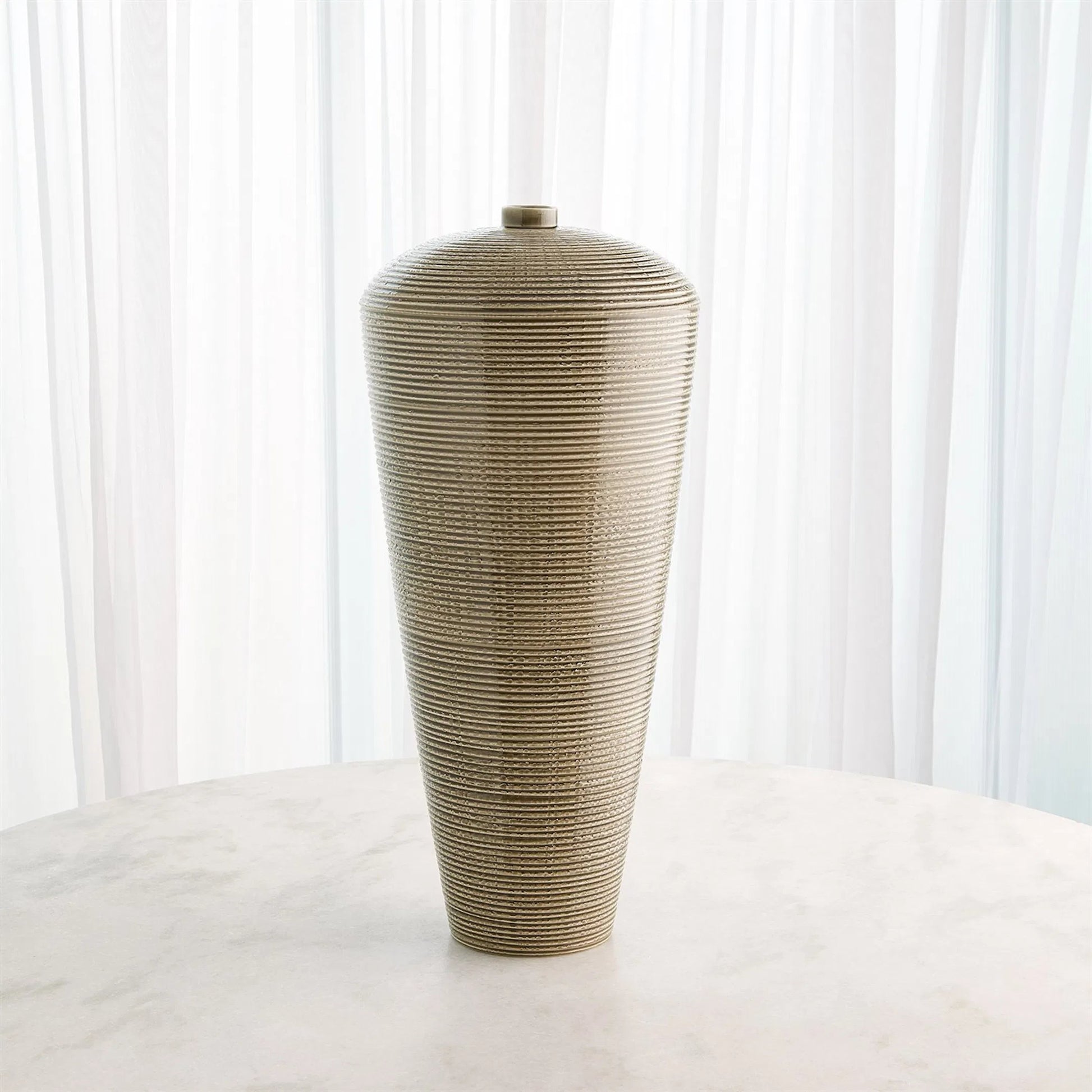 Domed Vase by Global Views. Made from ceramic in a eclectic & global style.