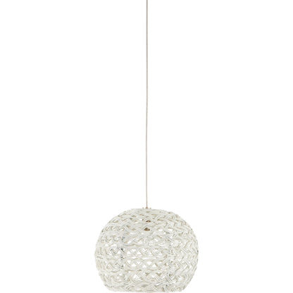Piero 1-LIGHT Multi-Drop Pendant by Currey and Company in white, painted silver. Made from metal in a transitional style.