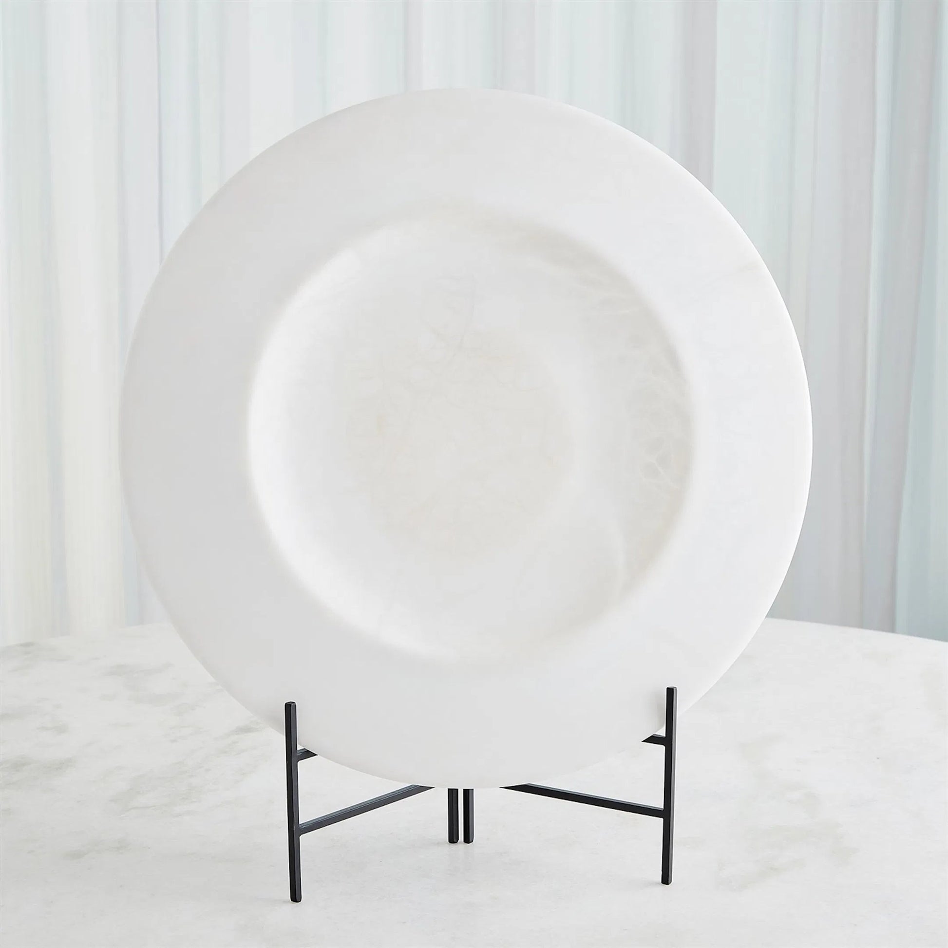 Alabaster Piatto by Global Views in alabaster. Made from unique in a modern style.