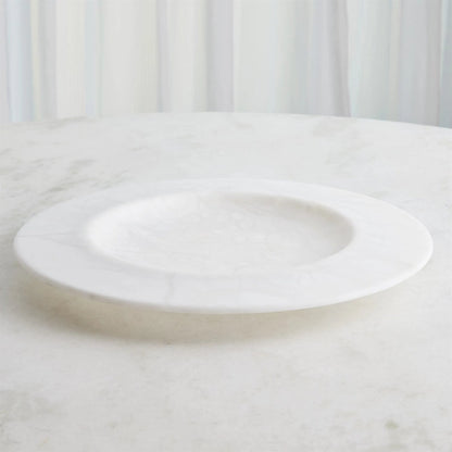 Alabaster Piatto by Global Views in alabaster. Made from unique in a modern style.