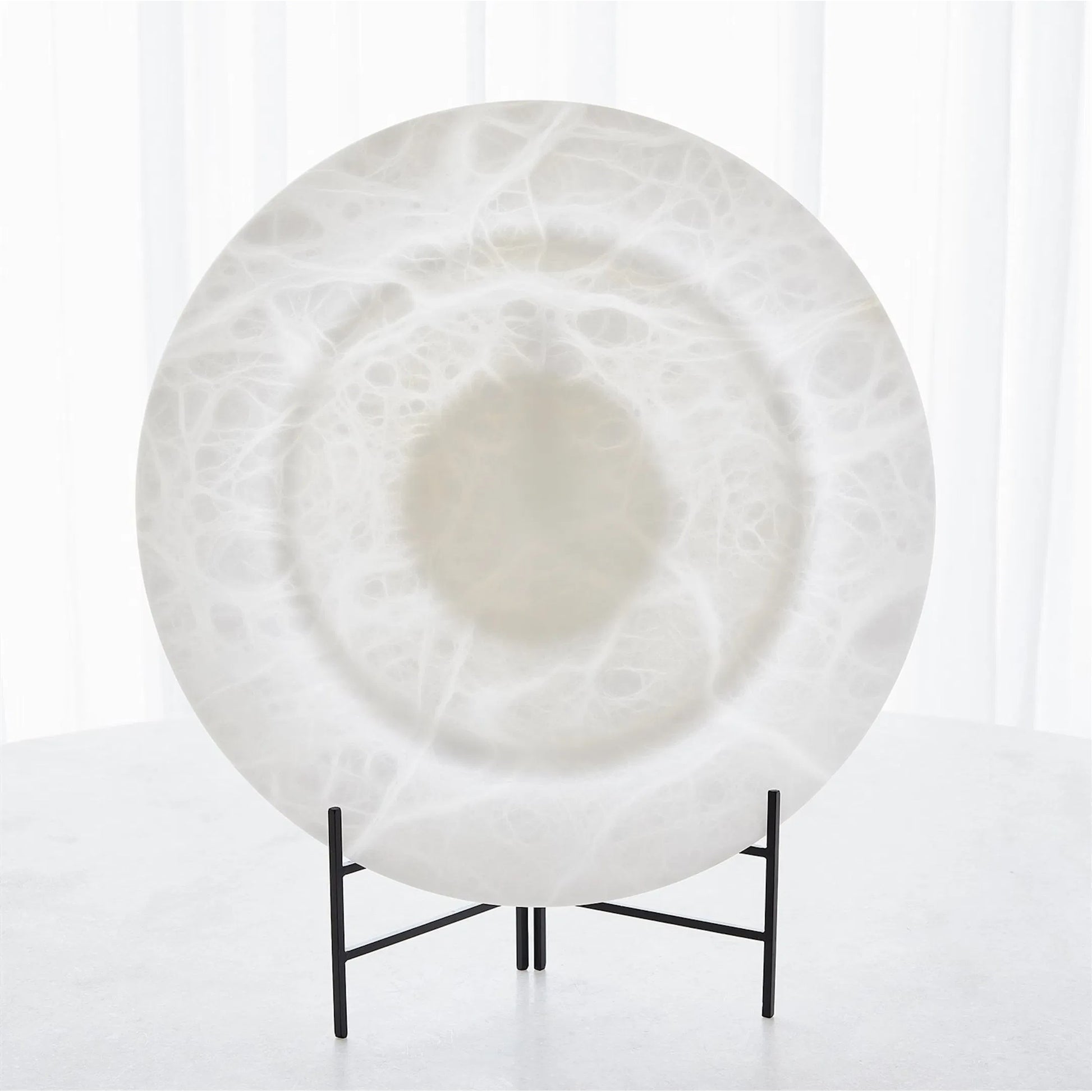 Alabaster Piatto by Global Views in alabaster. Made from unique in a modern style.