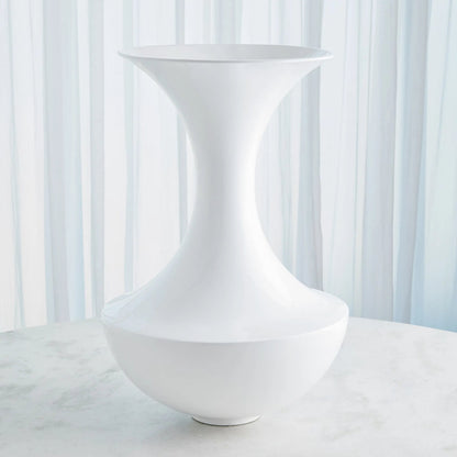 Trumpet Vase by Global Views. Made from ceramic in a modern style.