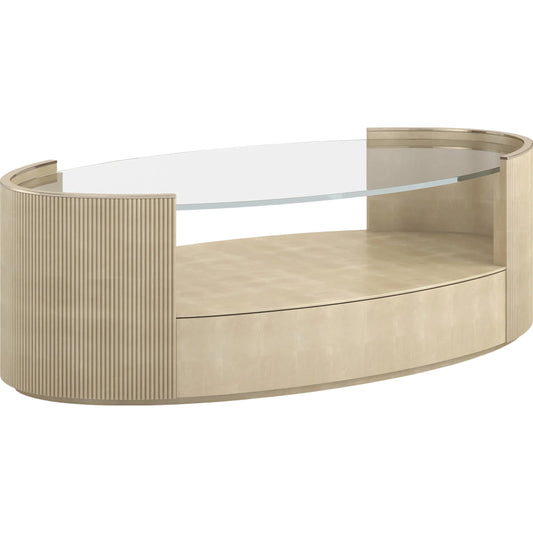 Love Oval Cocktail Table by Caracole. Made from unique in a unique style.