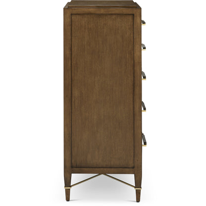 Verona Five-Drawer Chest by Currey and Company. Made from unique in a traditional style.