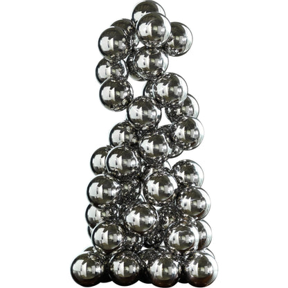 Sphere Sculpture by Global Views. Made from brass in a modern style.