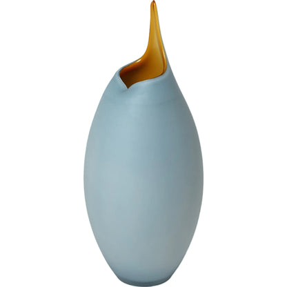 Frosted Vase by Global Views. Made from glass in a modern style.