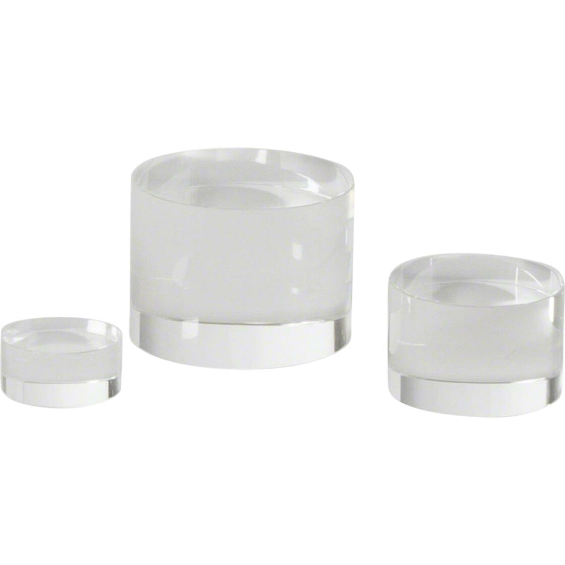 Crystal Column Riser by Global Views. Made from crystal in a modern style.