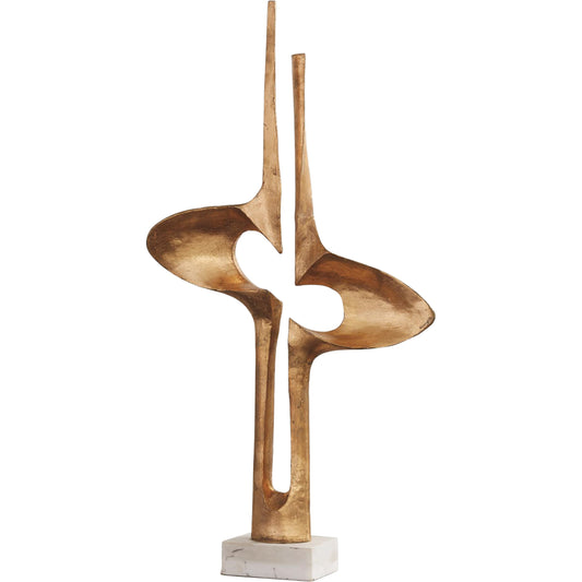 Brother and Sister Sculpture by Global Views. Made from unique in a eclectic & global style.