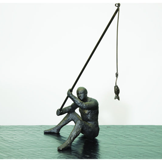 Reel It in by Global Views in bronze. Made from iron in a coastal style.