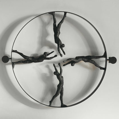 Reaching for Center Panel by Global Views. Made from iron in a eclectic & global style.
