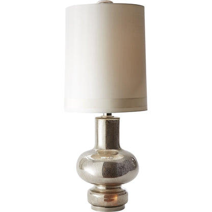 Inner Lamp by Global Views in nickel. Made from hand-blown antique mercury glass in a eclectic & global style.