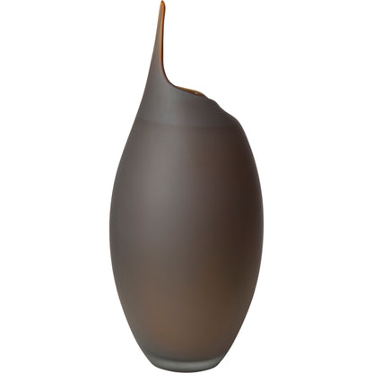 Frosted Vase by Global Views. Made from glass in a modern style.