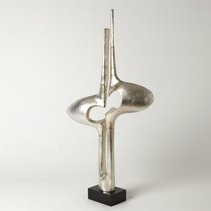 Brother and Sister Sculpture by Global Views. Made from unique in a eclectic & global style.