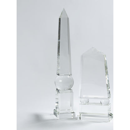 Crystal Obelisk by Global Views. Made from crystal in a modern style.