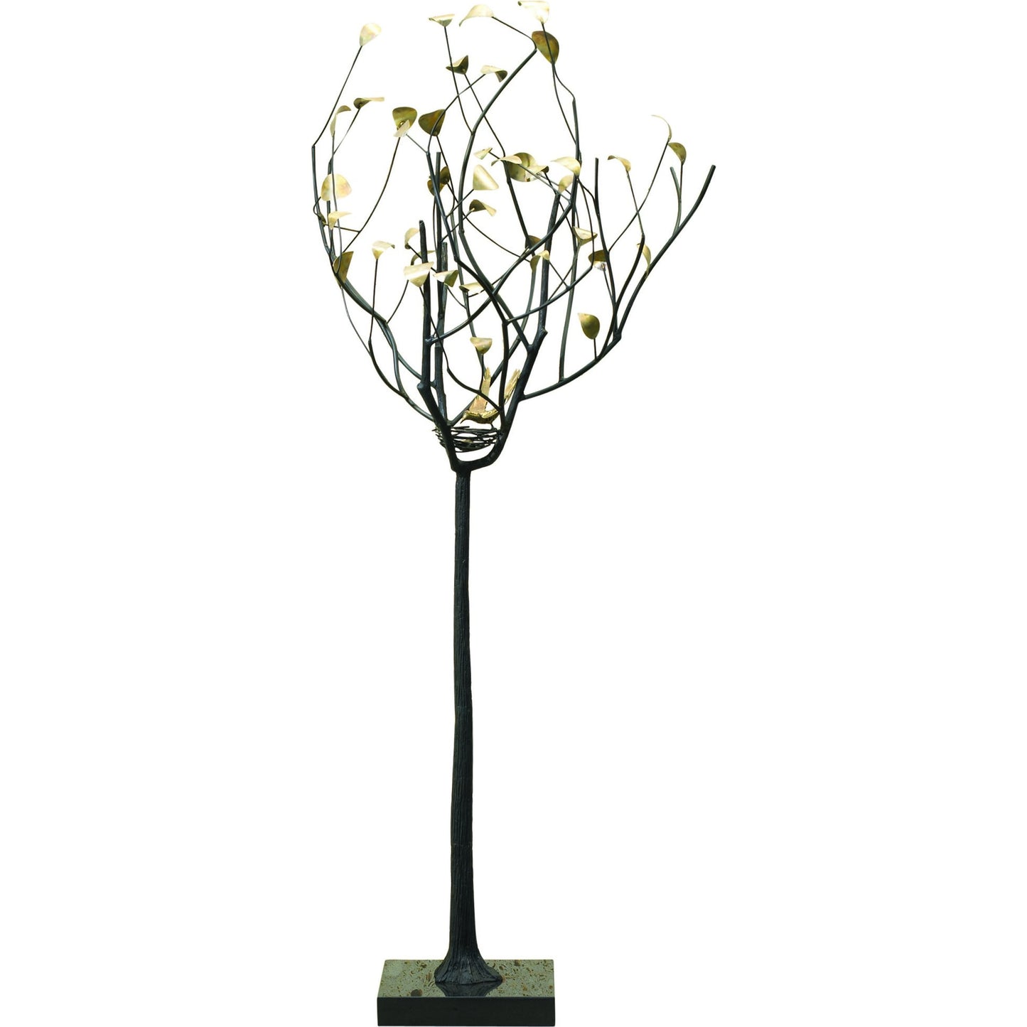 000 SR-702227 | Primary Silo | Tree Sculpture by Global Views in statuary bronze, brass. Made from iron in a eclectic & global style.
