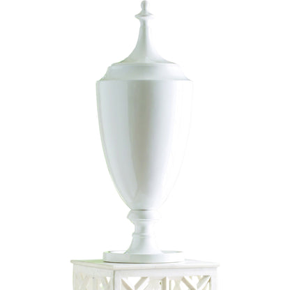 Grande Urn with Lid by Global Views. Made from ceramic in a transitional style.