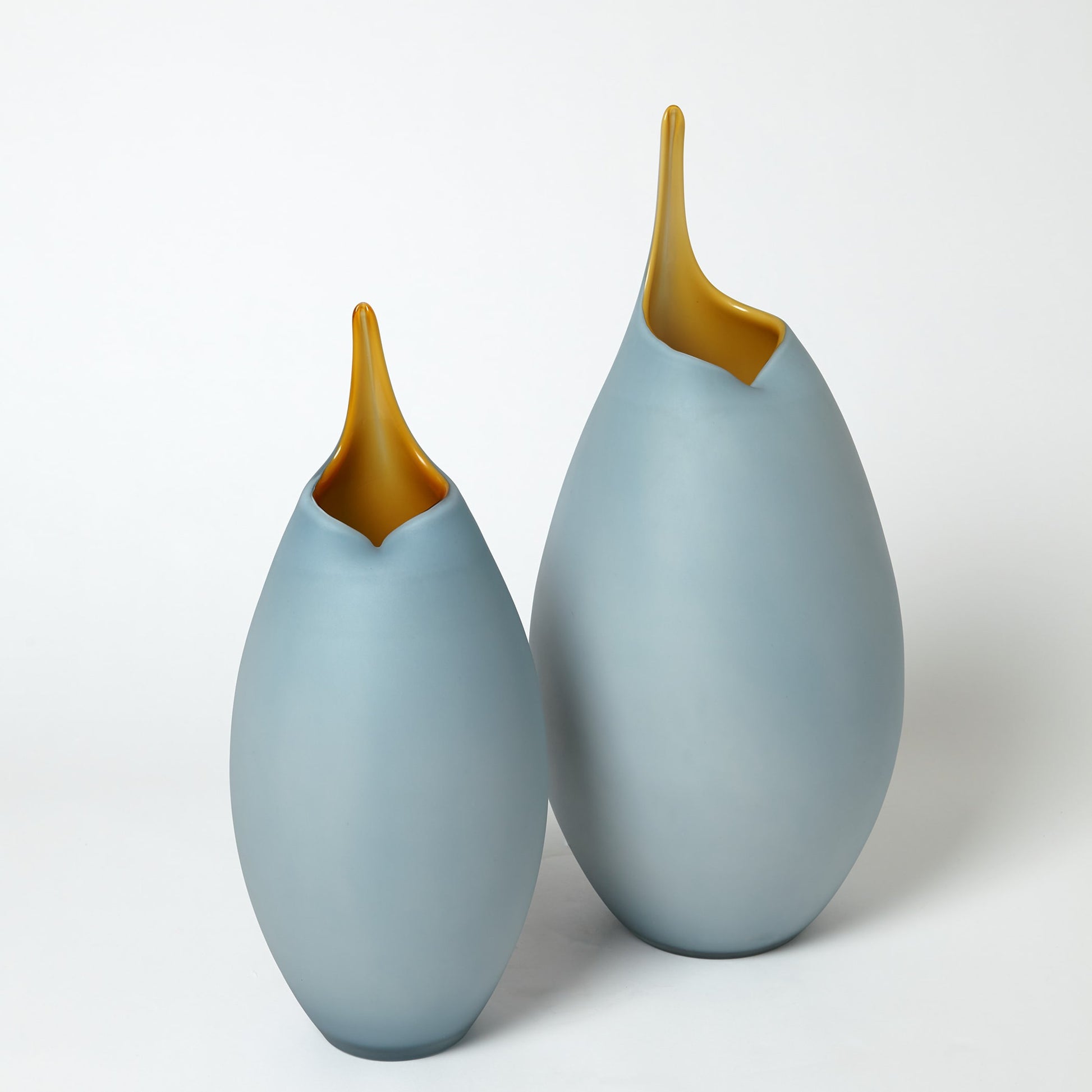 Frosted Vase by Global Views. Made from glass in a modern style.