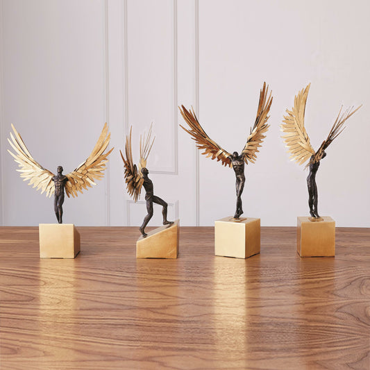 Avian Man by Global Views. Made from cast iron, iron in a eclectic & global style.