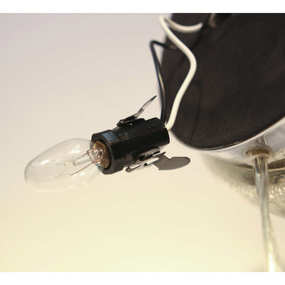 Inner Lamp by Global Views in nickel. Made from hand-blown antique mercury glass in a eclectic & global style.