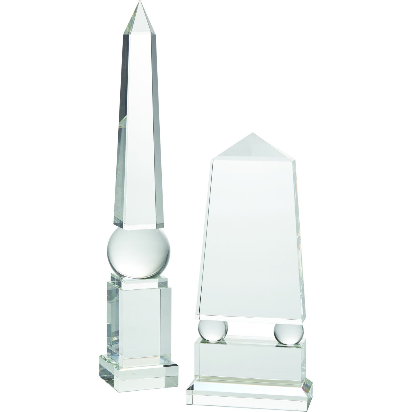 003 SR-701047 | Additional Silo | Crystal Obelisk by Global Views. Made from crystal in a modern style.