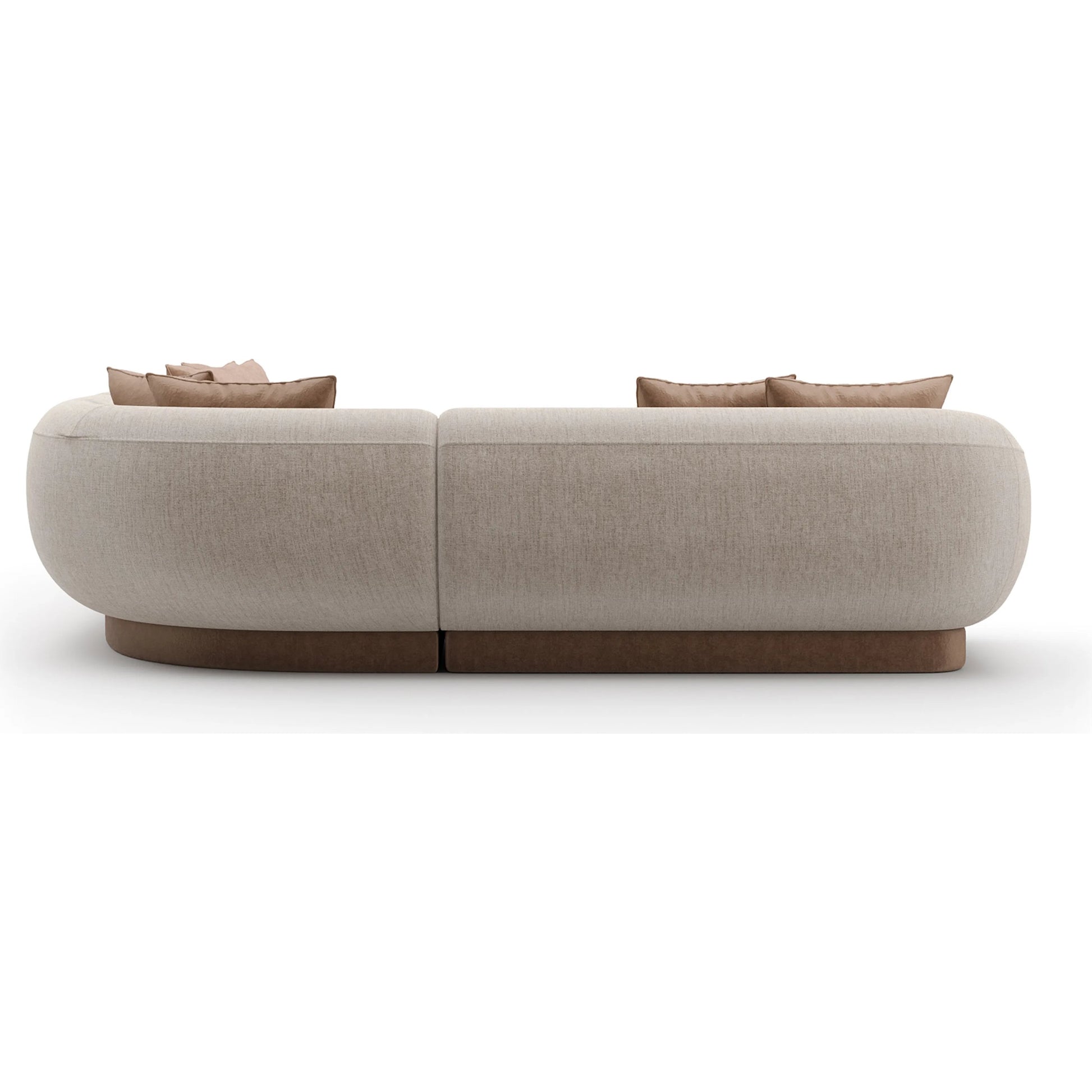 Seta L Sectional by Caracole in oatmeal. Made from unique in a transitional style.