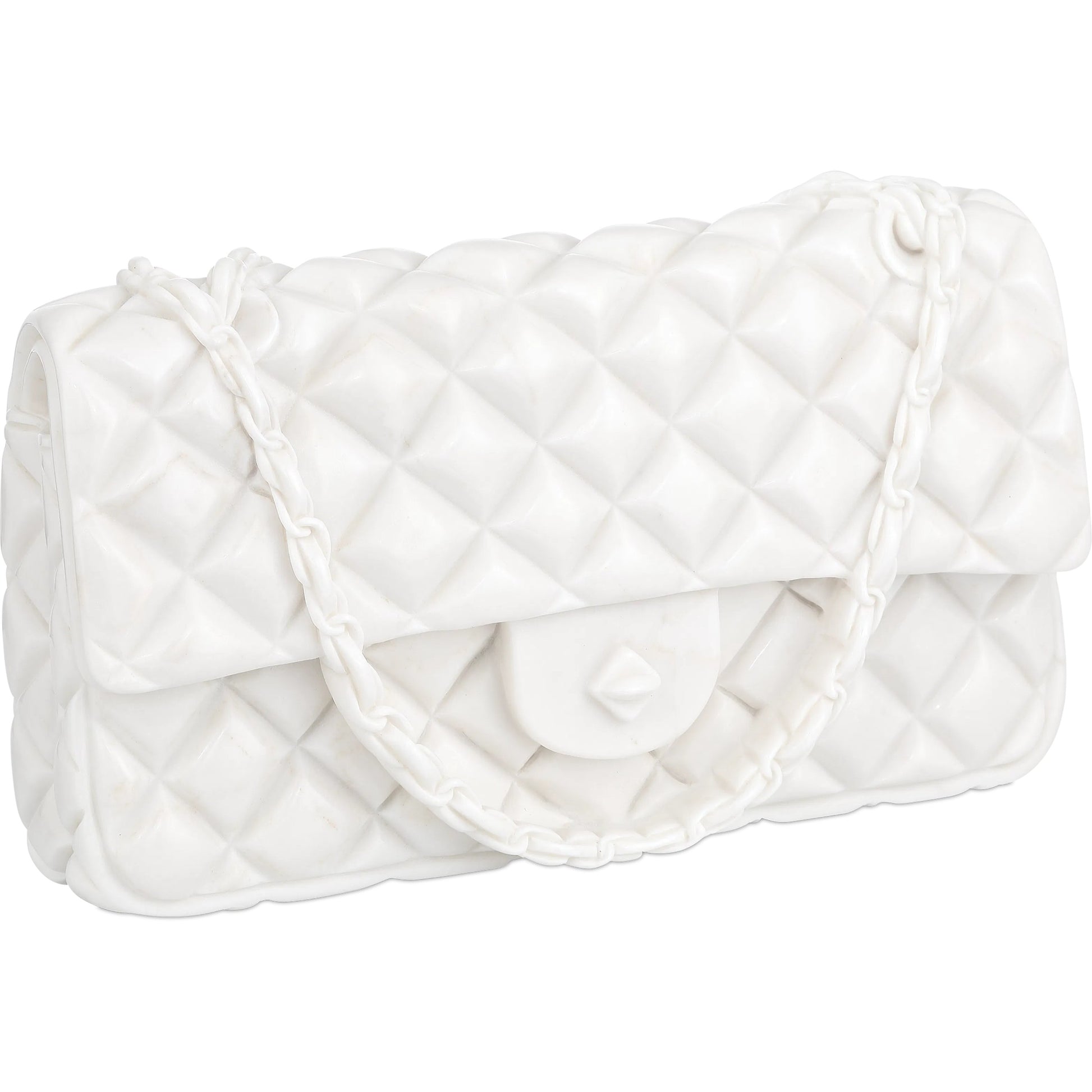 The Gabrielle by Currey and Company in white. Made from marble in a modern style.