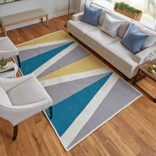 Clare Transitional Geometric Rug - 0529F by Feizy. Made from polyester in a unique style.