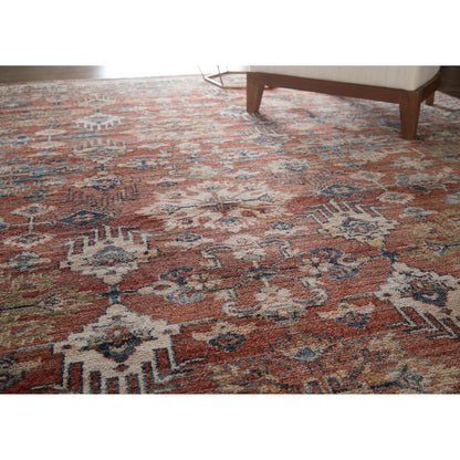 Pearson Traditional Persian PRS39SKF Rug by Feizy in red, tan, blue. Made from polyester in a unique style.