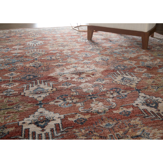 Pearson Traditional Persian PRS39SKF Rug by Feizy in red, tan, blue. Made from polyester in a unique style.