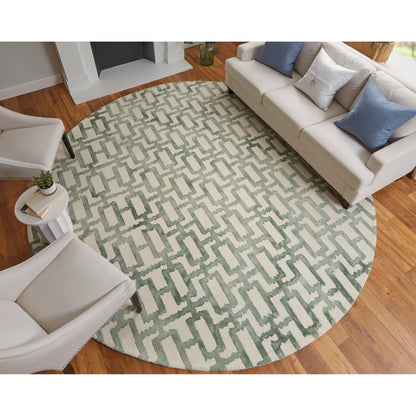 Lorrain Geometric Rug - 8919F by Feizy. Made from wool in a unique style.