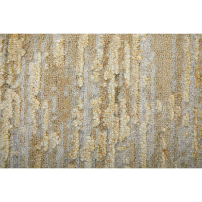 Eastfield Rug - EAS69FTF by Feizy in yellow, ivory, gold. Made from viscose, wool in a unique style.