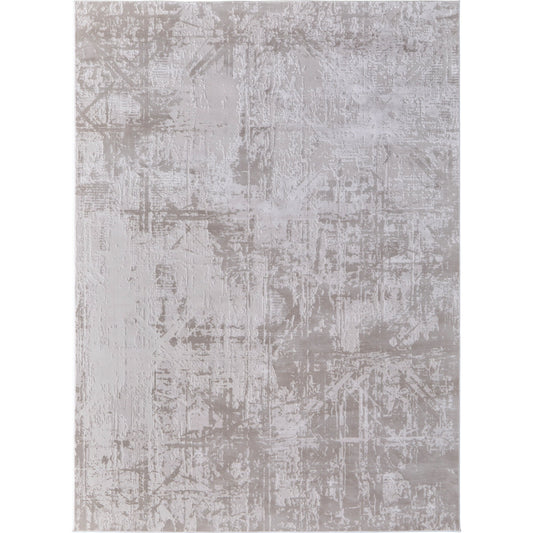Prasad Rug - 67039NAF by Feizy in ivory, taupe, silver. Made from polypropylene, polyester in a unique style.
