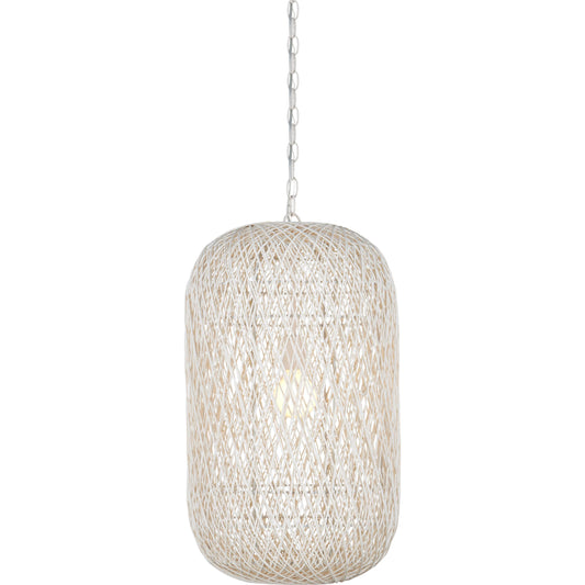 Cocoon Pendant by Currey and Company in cream, vanilla. Made from unique in a modern style.