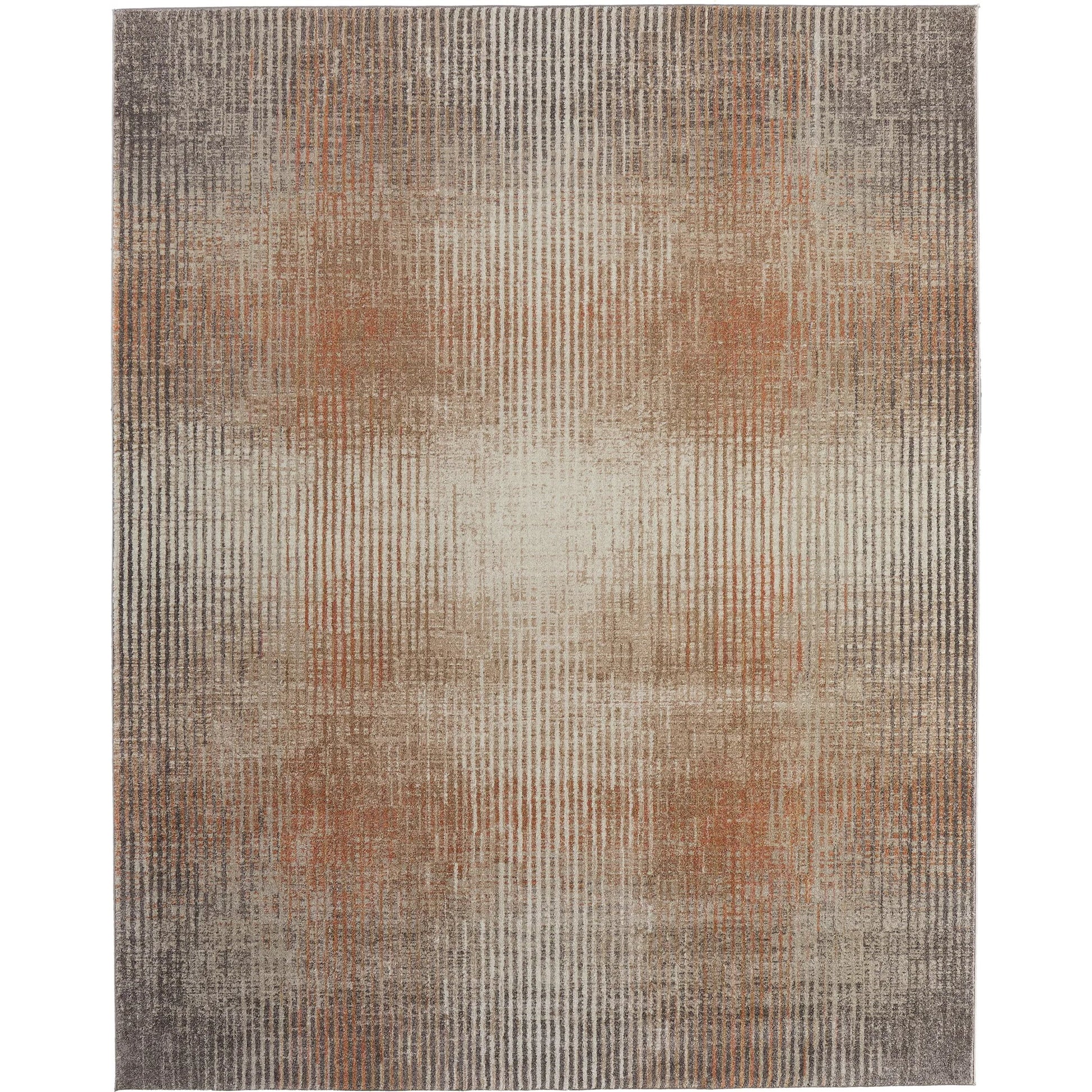 Eden EDN39QPF Rug by Feizy in ivory, taupe, pink. Made from polypropylene in a unique style.