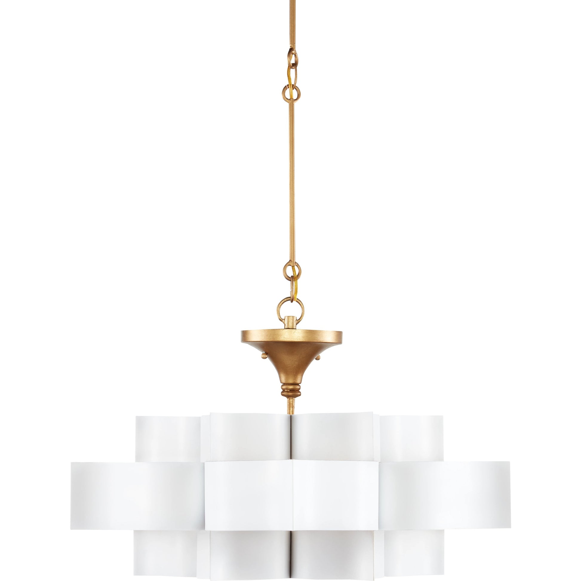 Grand Lotus Chandelier by Currey and Company. Made from unique in a modern style.