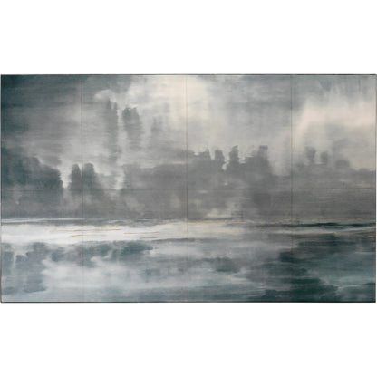 Cloudscape Wall Art by Jamie Young. Made from mdf in a coastal style.